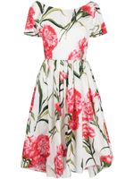 Dolce & Gabbana robe à fleurs - Blanc