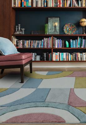 Easy Living - Vloerkleed Sketch SK08 Retro Multi -
