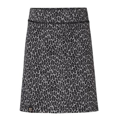 KIEstone winter rok meisjes - bruin panter - Vera