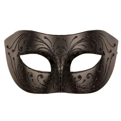 Venetiaans oogmasker - zwart - voor volwassenen - Carnaval verkleed maskers