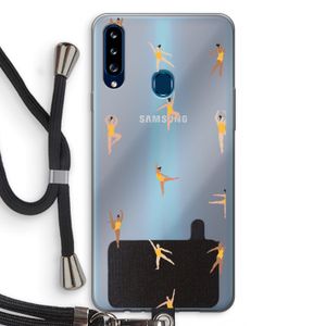 Dans #2: Samsung Galaxy A20s Transparant Hoesje met koord