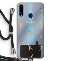 Dans #2: Samsung Galaxy A20s Transparant Hoesje met koord
