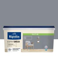 RIPOLIN All Pieces Wall Paint - Satin Zinc Grey, 2,5L