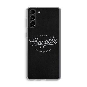 Capable: Samsung Galaxy S21 Plus Transparant Hoesje
