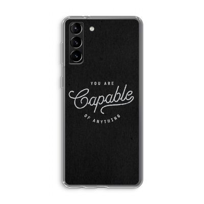 Capable: Samsung Galaxy S21 Plus Transparant Hoesje