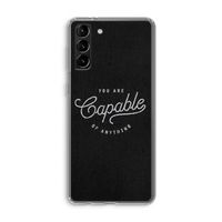 Capable: Samsung Galaxy S21 Plus Transparant Hoesje