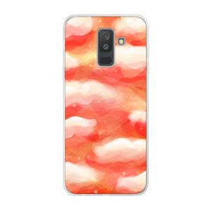 Lichte Wolken: Samsung Galaxy A6 Plus (2018) Transparant Hoesje