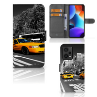 Xiaomi Redmi Note 12 Pro Plus Flip Cover New York Taxi - thumbnail