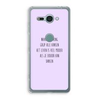 Sprong: Sony Xperia XZ2 Compact Transparant Hoesje Sprong: Sony Xperia XZ2 Compact Transparant Hoesje
