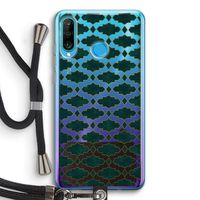 Moroccan tiles: Huawei P30 Lite Transparant Hoesje met koord