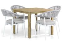 Santika Vivian/Weston 90 cm dining tuinset 5-delig - thumbnail