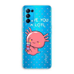 Love You A Lotl: Oppo Find X3 Lite Transparant Hoesje
