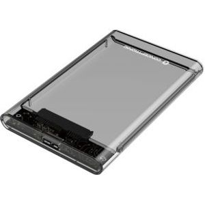 Conceptronic DANTE03T behuizing voor opslagstations HDD-/SSD-behuizing Transparant 2.5
