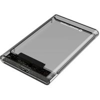 Conceptronic DANTE03T behuizing voor opslagstations HDD-/SSD-behuizing Transparant 2.5