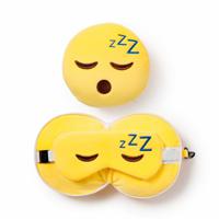 Snoozie het Slaaphoofd knuffel/reiskussen/slaapmasker - 2-in-1 set - voor kinderen