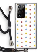 Bollen: Samsung Galaxy Note 20 Ultra / Note 20 Ultra 5G Transparant Hoesje met koord