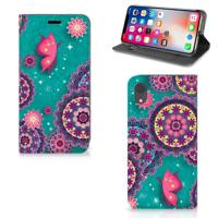 Apple iPhone Xr | Bookcase | Cirkels en Vlinders