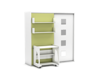 Eenpersoons bedkast Studio Koudschuim matras HR60 - tot 120 KG
