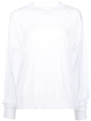 RTA pull Avalon à losanges - Blanc