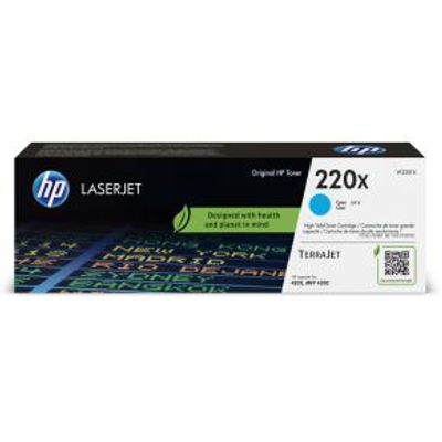 HP 220X originele LaserJet-tonercartridge, cyaan