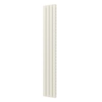 Designradiator Plieger Cavallino Retto Dubbel 905 Watt Middenaansluiting 200x29,8 cm Wit Structuur