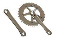 Sugino Pista 46t Crankset - Zilver