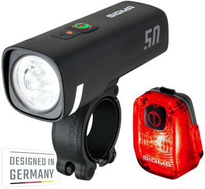SIGMA SPORT Sigma battery light set aura 50 + hiro 10