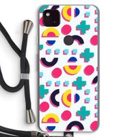 8-bit N°2: Pixel 4a 5G Transparant Hoesje met koord