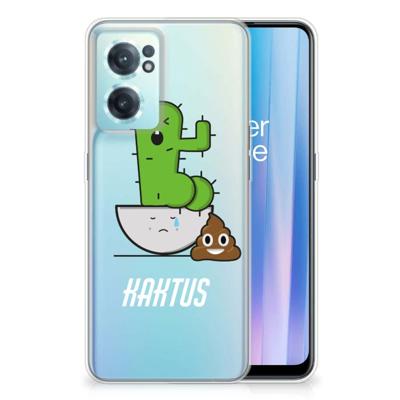 OnePlus Nord CE 2 5G Telefoonhoesje met Naam Cactus Poo