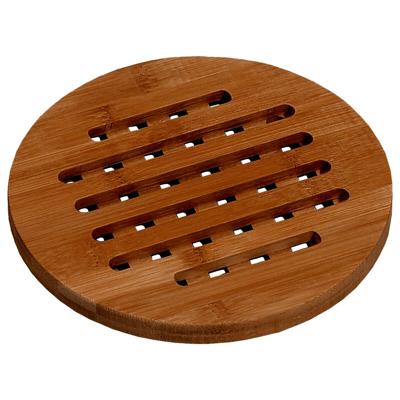 Ronde pannen onderzetter van bamboe - D19 cm - Onderzetter voor pan - Houten onderzetters