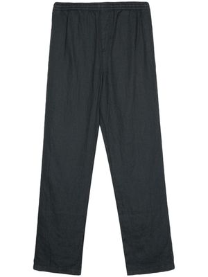 ASPESI pantalon droit en lin - Bleu