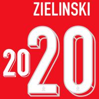 Zielinski 20 (Officiële Polen Away Bedrukking 2024-2025)