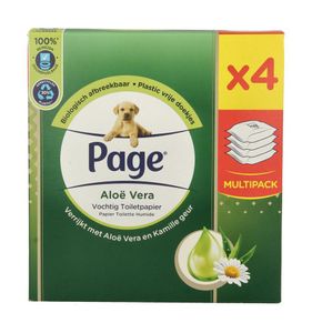 Vochtig toiletpapier aloe vera