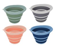 Vouwbare emmer 10 liter 4 assorti kleur Vouwbare emmer 10 liter 4 assorti kleur
