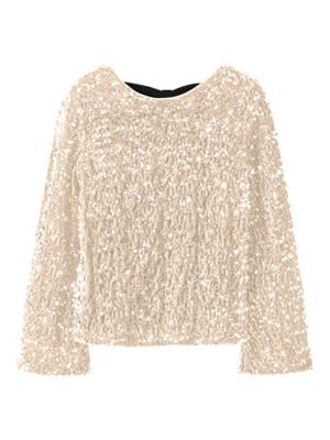Name it winter blouse meisjes - goud - regular fit - NkfRusitta