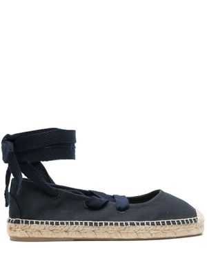 Polo Ralph Lauren espadrilles à lacets - Bleu
