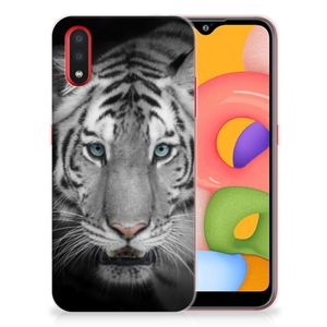 Samsung Galaxy A01 TPU Hoesje Tijger