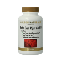 Golden Naturals Rode gist rijst & Q10 120 Tabletten