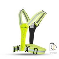 Outwet Gato safer sport vest led usb neongeel one size