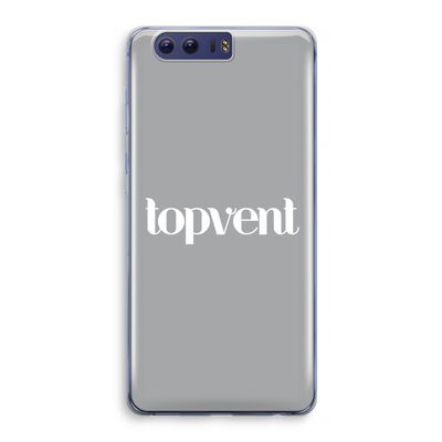 Topvent Grijs Wit: Honor 9 Transparant Hoesje