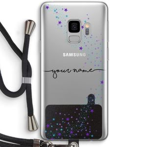 Sterren: Samsung Galaxy S9 Transparant Hoesje met koord