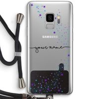 Sterren: Samsung Galaxy S9 Transparant Hoesje met koord