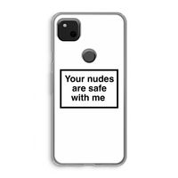 Safe with me: Google Pixel 4a Transparant Hoesje