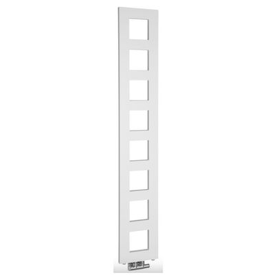 Designradiator Sapho Block 28x175 Cm Mat Wit