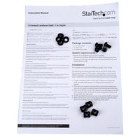 StarTech.com Ventilerend 1U schap voor server rack 7" / 17,5 cm diep - thumbnail