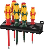 Wera 160 i/168 i/6 Schroevendraaierset Kraftform Plus Serie 100 + Houder, 6 -delig - 1 stuk(s) - 05347777001 - thumbnail