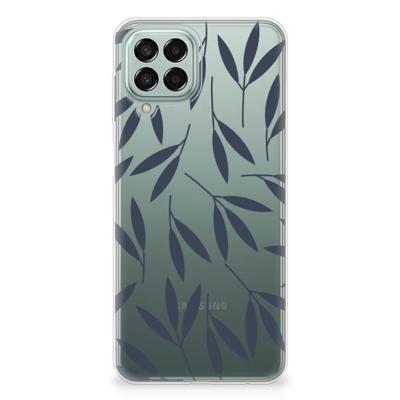 Samsung Galaxy M33 | TPU Case | Leaves Blue
