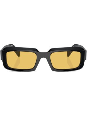 Prada Eyewear lunettes de soleil à monture rectangulaire - Noir