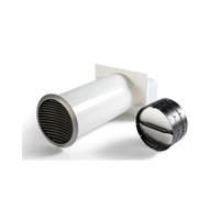 Novy 906425 mechanische buitenmuurrooster kit voor plat kanaal