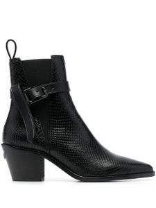 Zadig&Voltaire bottines Tyler d'inspiration western 65 mm - Noir